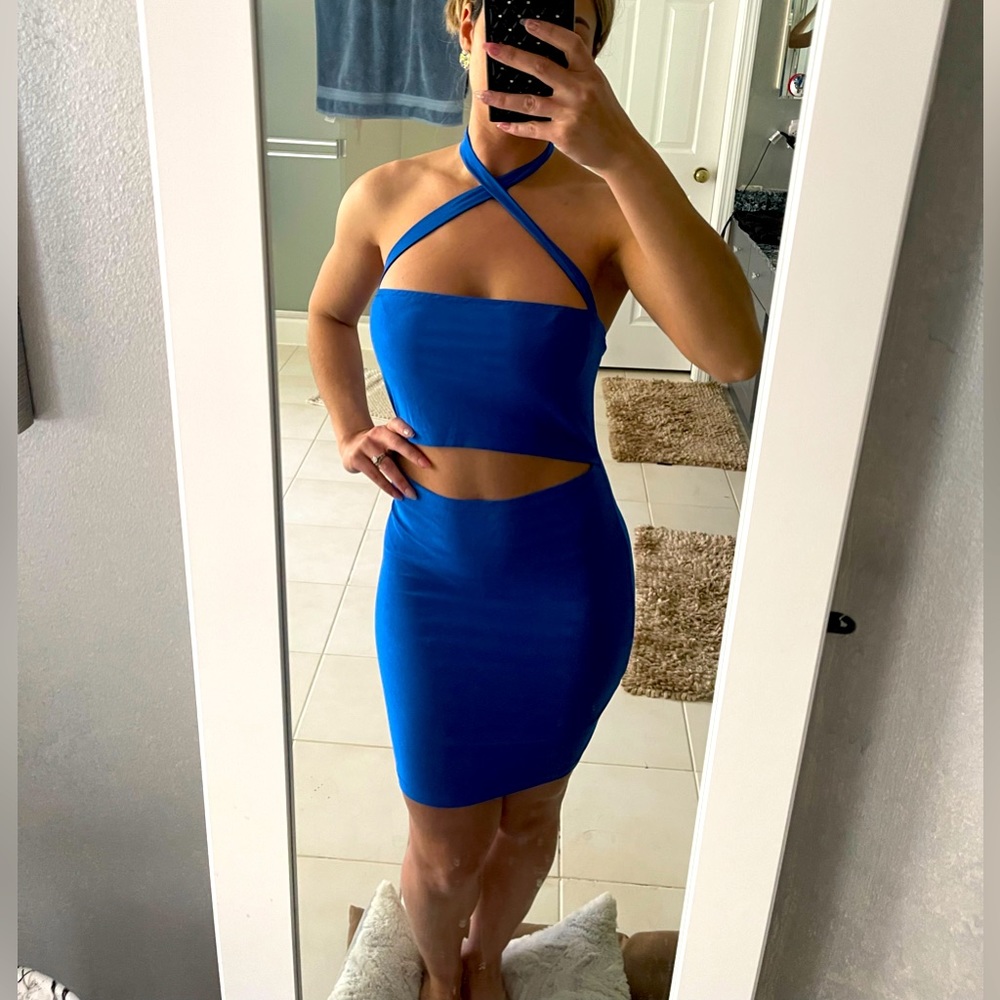 Royal Blue Sexy Dress